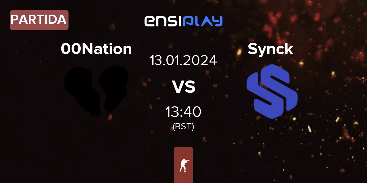 Partida 00Nation vs Synck Esports Synck | 13.01