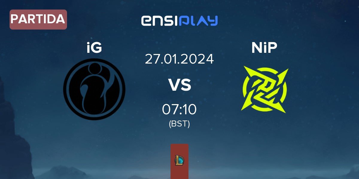 Partida Invictus Gaming iG vs Ninjas In Pyjamas NiP | 27.01