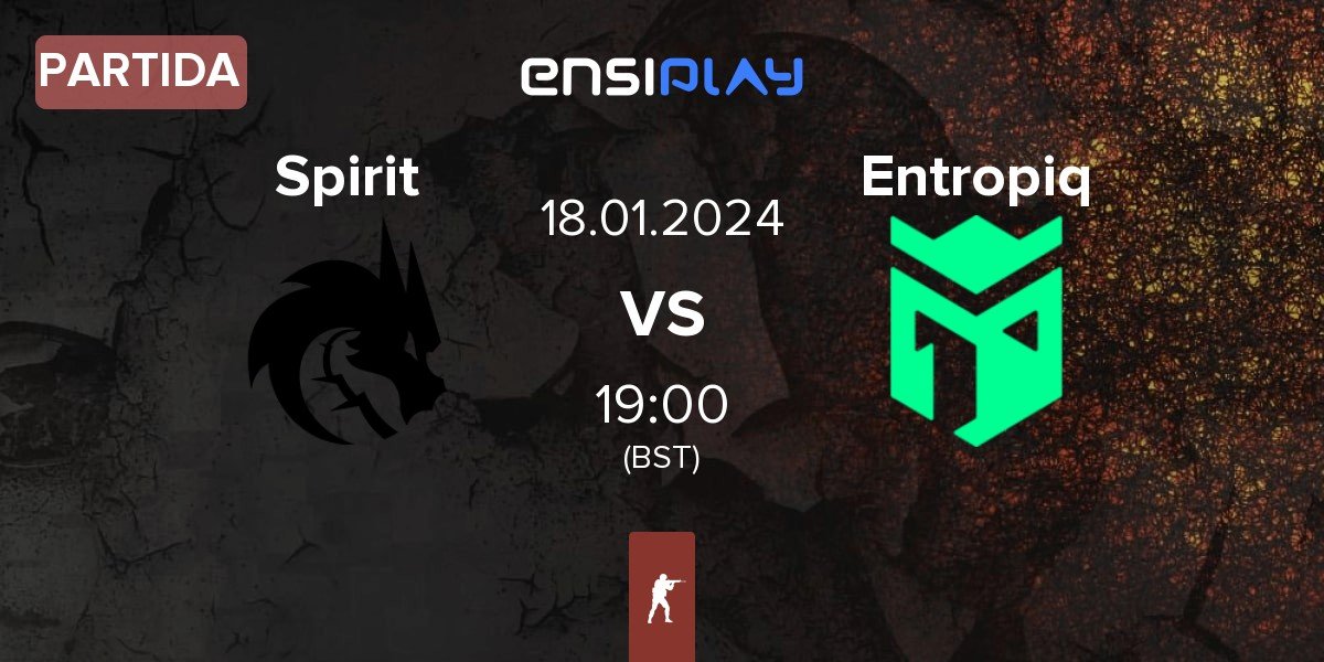 Partida Team Spirit Spirit vs Entropiq | 18.01