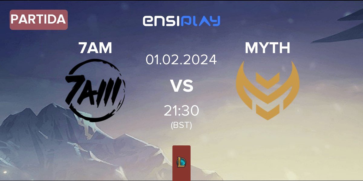 Partida ex-Team 7AM ex-7AM vs Myth Esports MYTH | 01.02
