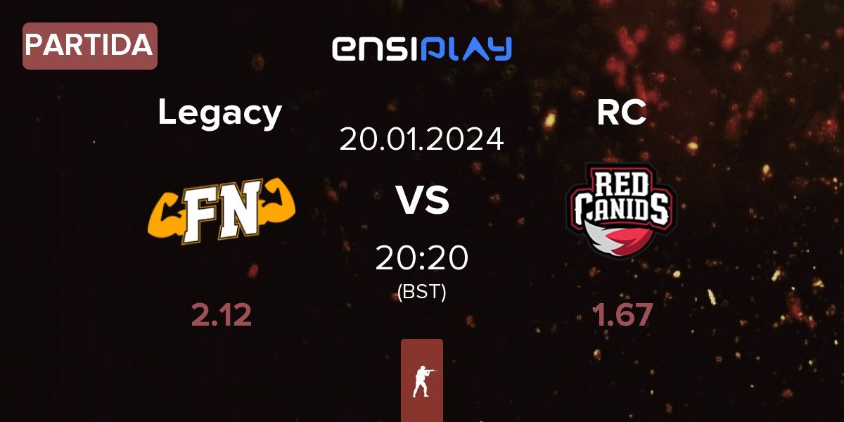 Partida Legacy vs Red Canids RC | 20.01