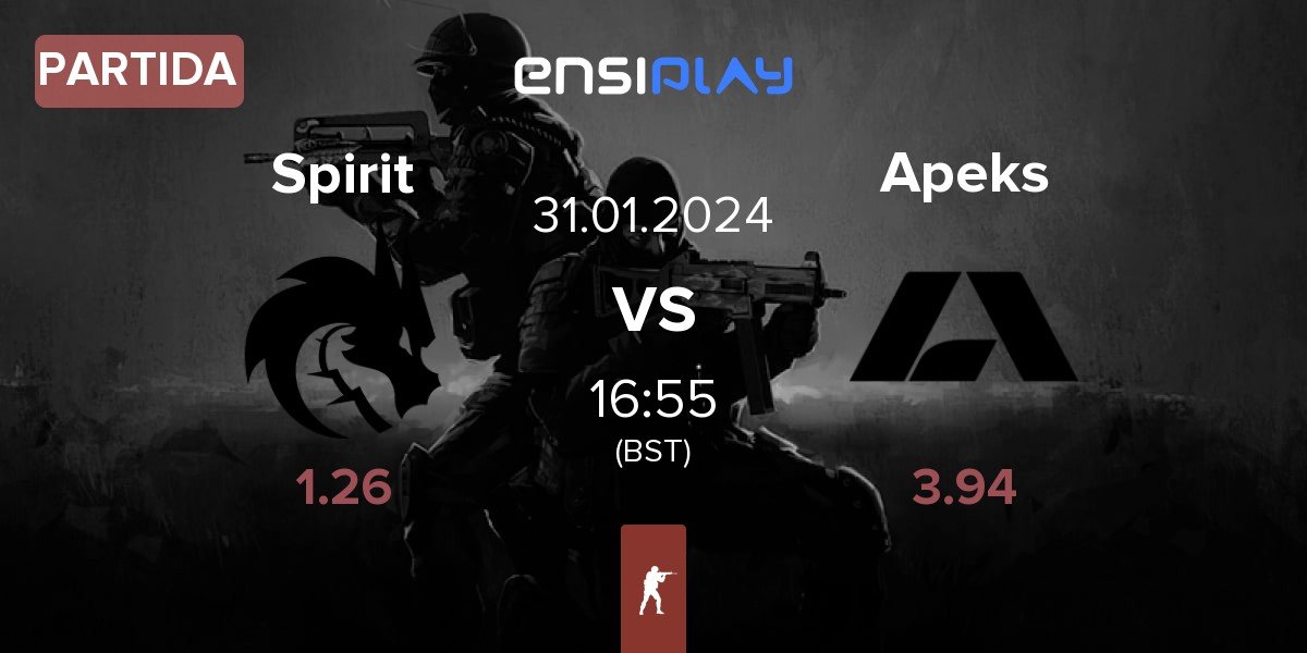 Partida Team Spirit Spirit vs Apeks | 31.01