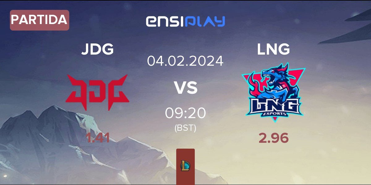Partida JD Gaming JDG vs LNG Esports LNG | 04.02