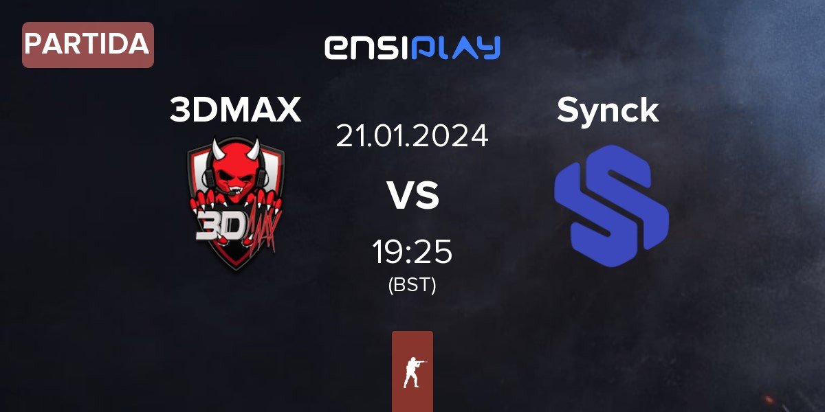 Partida 3DMAX vs Synck Esports Synck | 21.01