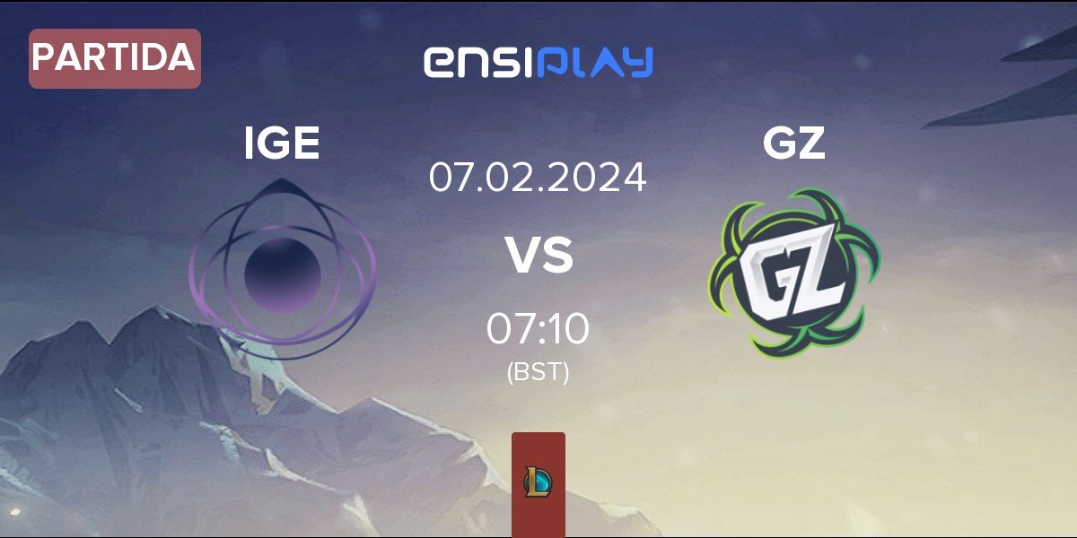 Partida ION Global Esports IGE vs Ground Zero Gaming GZ | 07.02