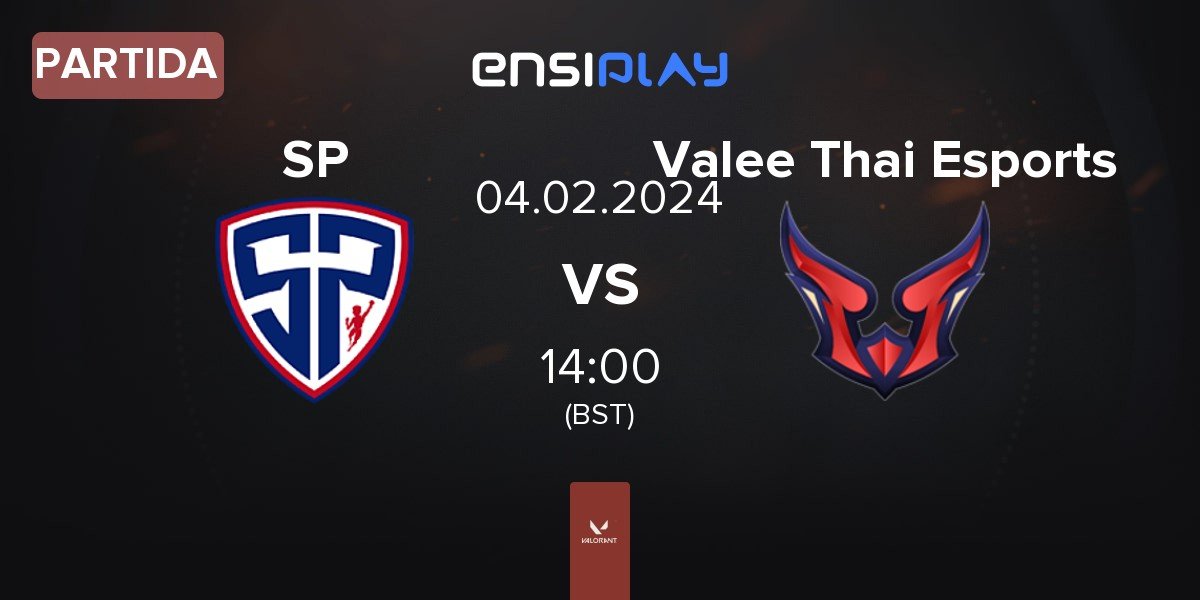 Partida Sharper Esport SP vs Valee Thai Esports | 04.02