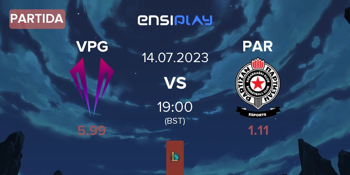 Partida Valiance VPG vs Partizan Esports PAR | 14.07