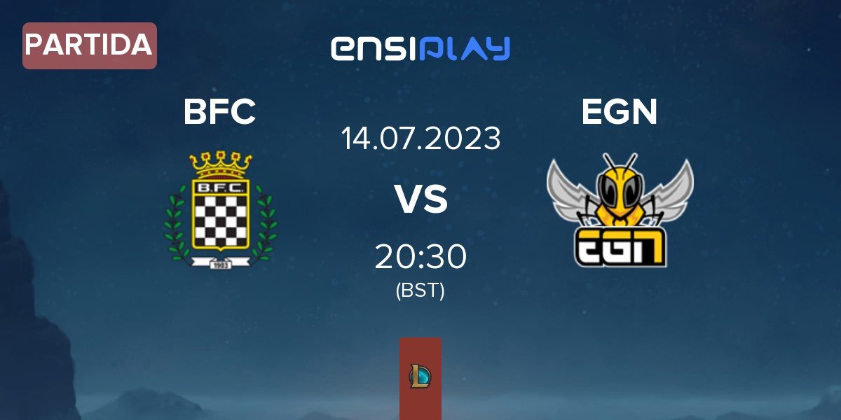 Partida Boavista FC BFC vs EGN Esports EGN | 14.07