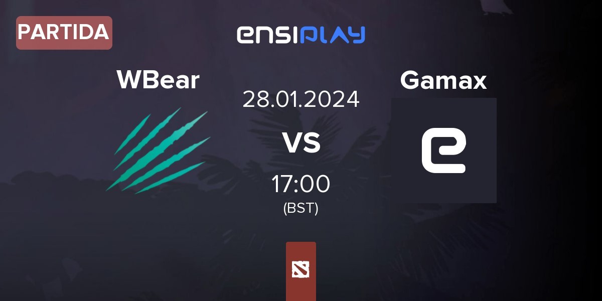 Partida Winter Bear WBear vs Gamax Esports Gamax | 28.01
