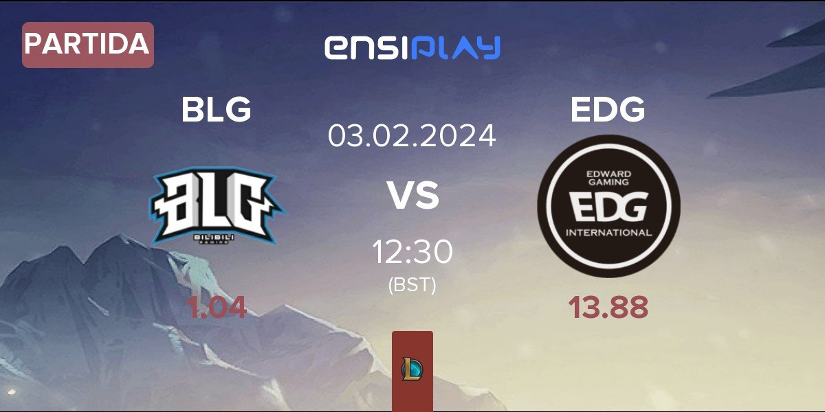 Partida Bilibili Gaming BLG vs EDward Gaming EDG | 03.02