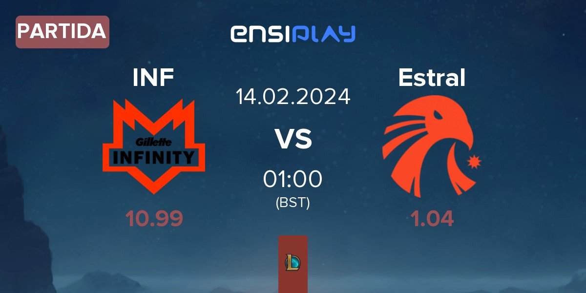 Partida Infinity Esports INF vs Estral Esports Estral | 13.02
