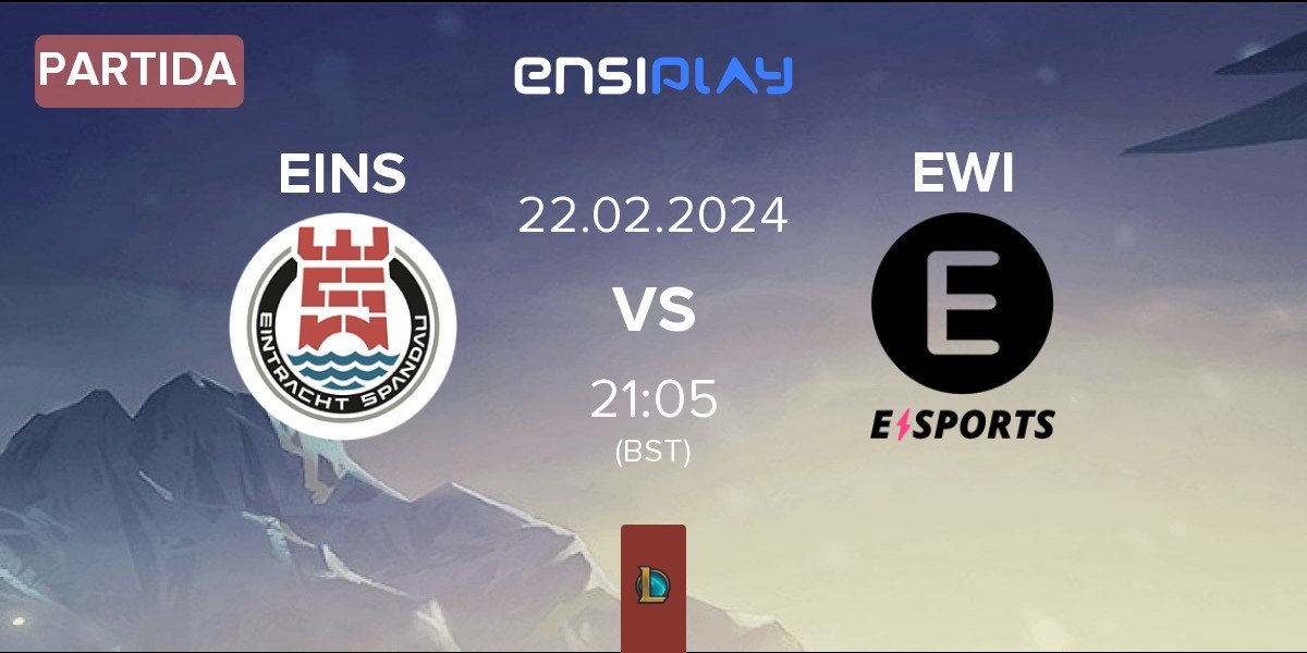 Partida Eintracht Spandau EINS vs E WIE EINFACH E-SPORTS EWI | 22.02