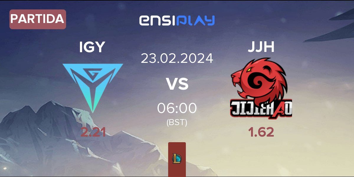 Partida Invictus Gaming Young IGY vs Ji Jie Hao JJH | 23.02