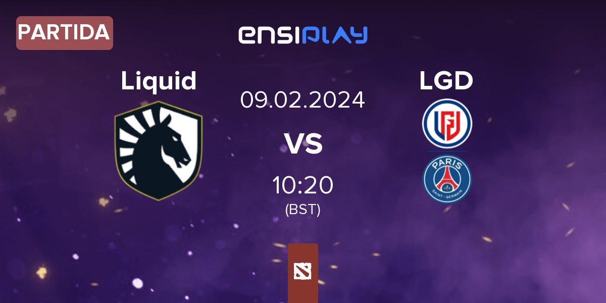 Partida Team Liquid Liquid vs LGD Gaming LGD | 09.02
