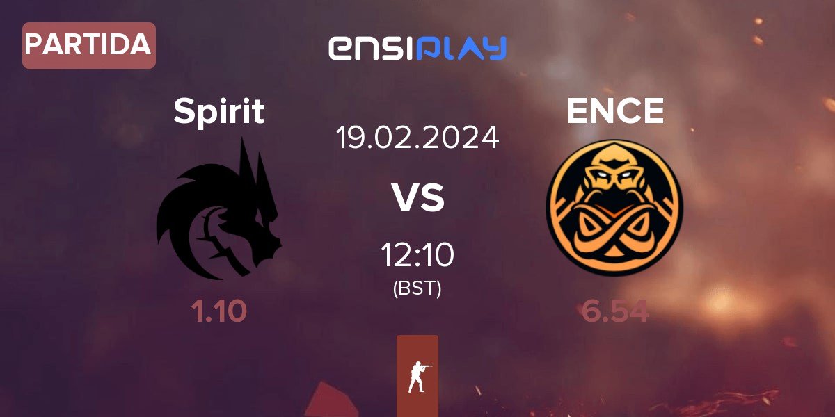 Partida Team Spirit Spirit vs ENCE | 19.02