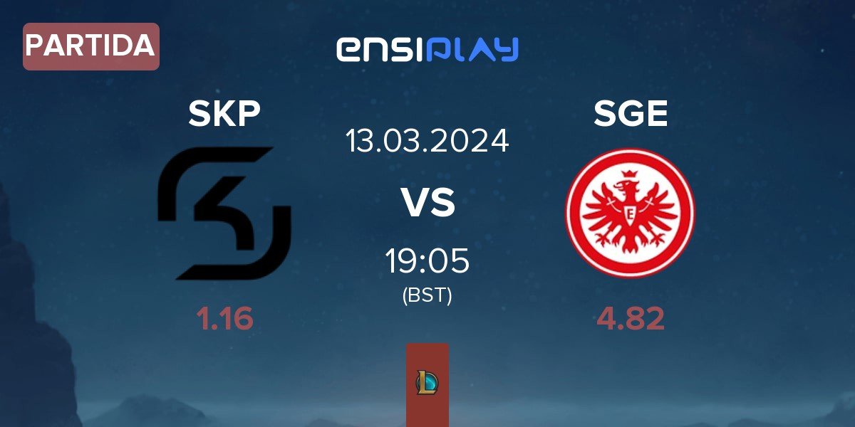 Partida SK Gaming Prime SKP vs Eintracht Frankfurt SGE | 13.03
