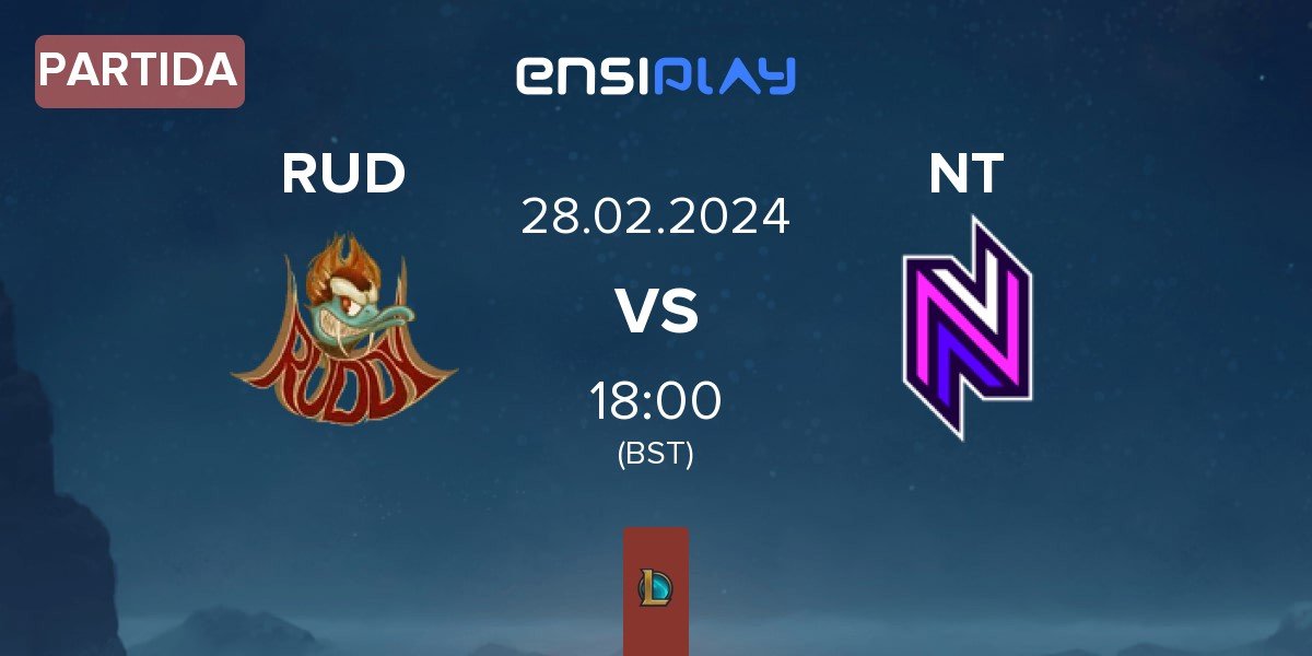 Partida Ruddy Esports RUD vs Nativz NT | 28.02