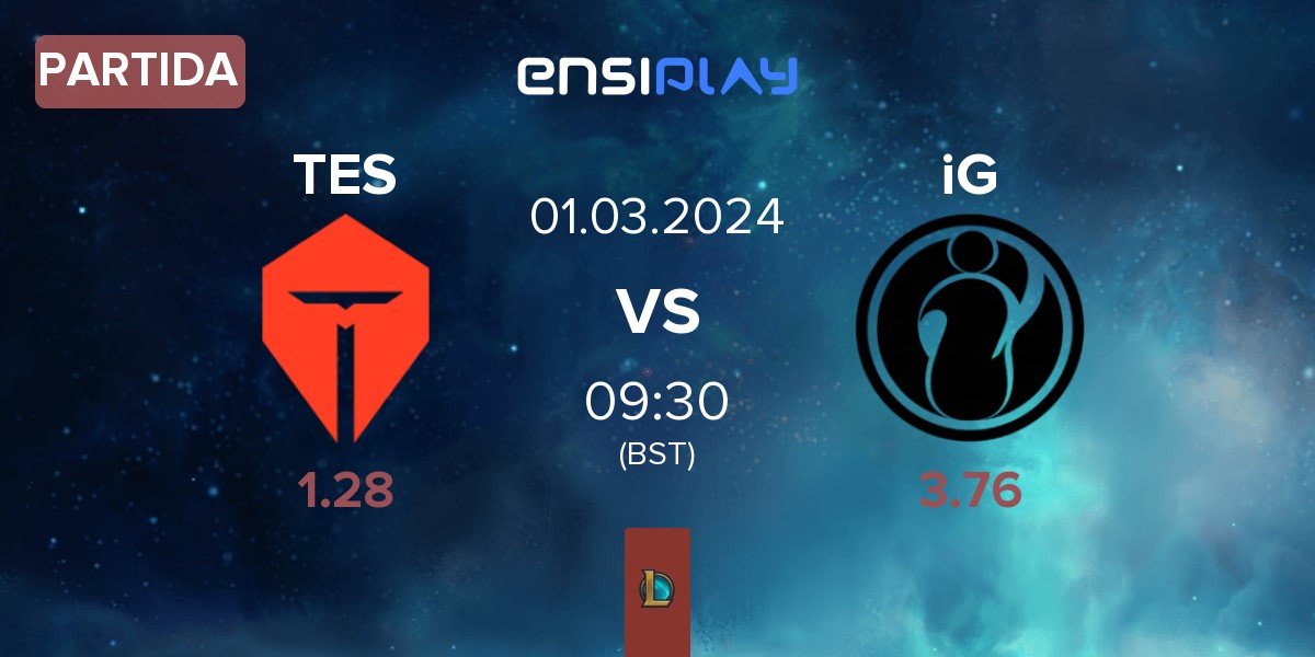 Partida TOP Esports TES vs Invictus Gaming iG | 01.03
