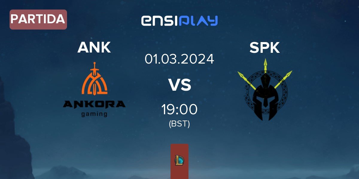 Partida Ankora Gaming ANK vs SPIKE Syndicate SPK | 01.03