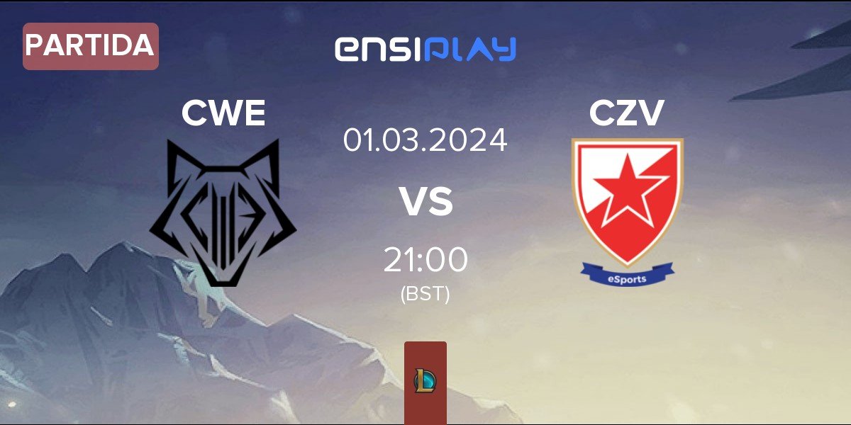 Partida Cyber Wolves CWE vs Crvena zvezda Esports CZV | 01.03