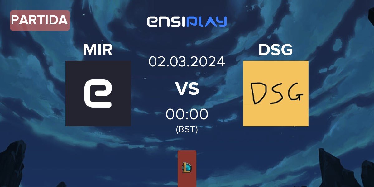 Partida Mirage Alliance MIR vs Disguised DSG | 01.03