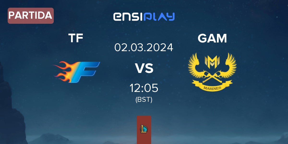 Partida Team Flash TF vs GAM Esports GAM | 02.03