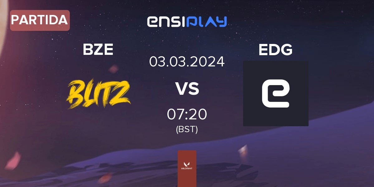 Partida Blitz Esports BZE vs Ender Dragon Gaming EDG | 03.03