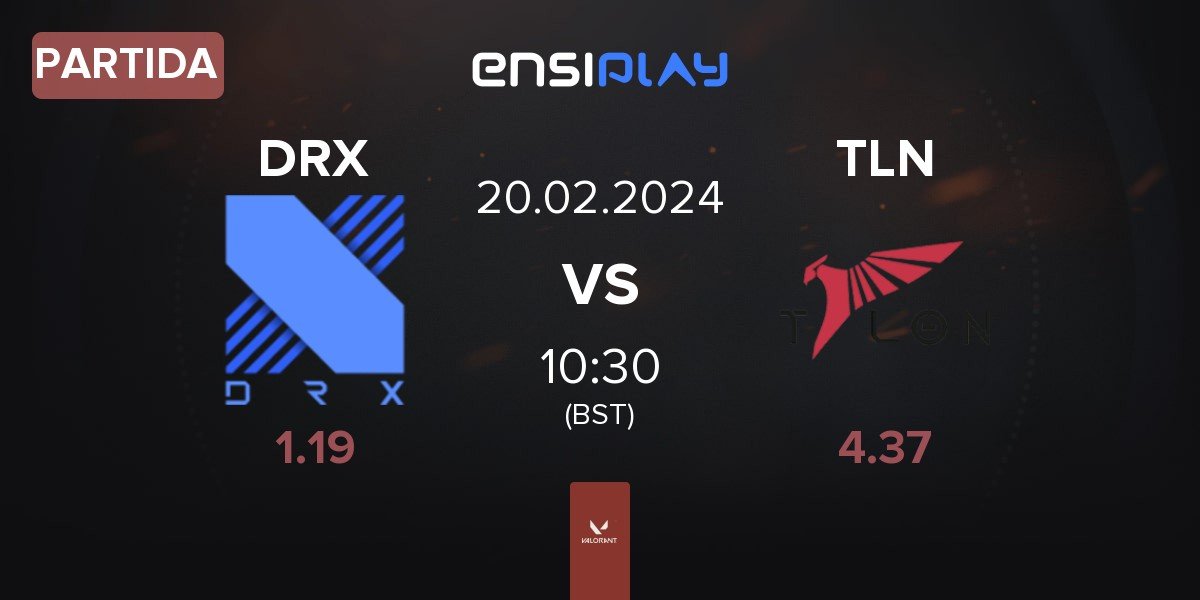 Partida DRX vs Talon Esports TLN | 20.02