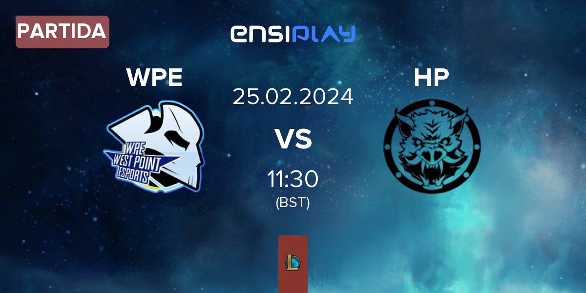 Partida West Point Esports WPE vs HELL PIGS HP | 25.02