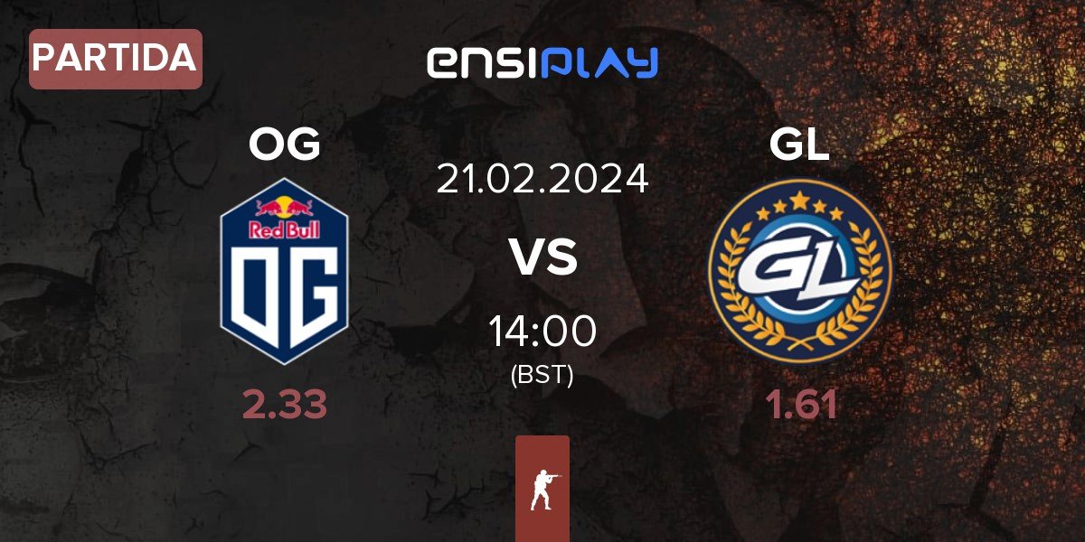 Partida OG Gaming OG vs GamerLegion GL | 21.02