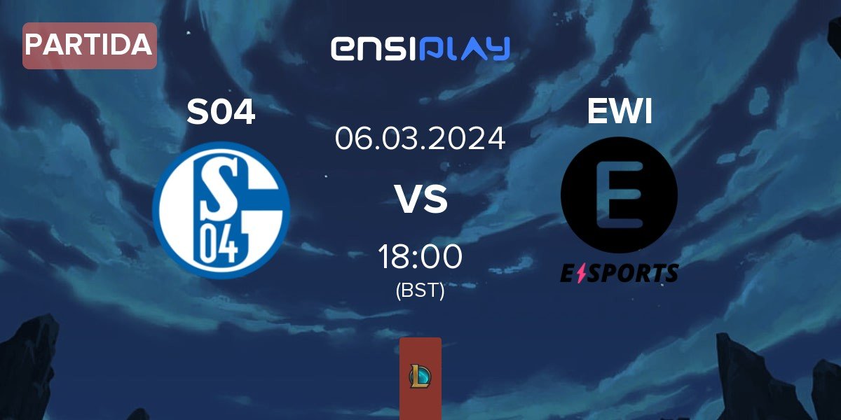 Partida FC Schalke 04 Esports S04 vs E WIE EINFACH E-SPORTS EWI | 06.03