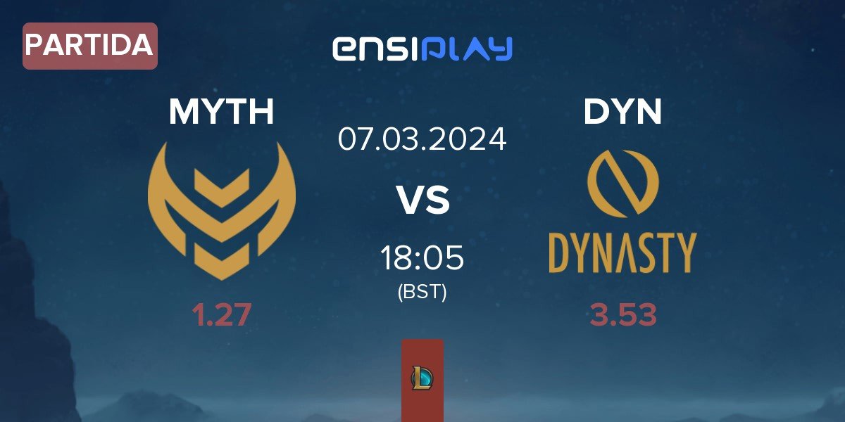 Partida Myth Esports MYTH vs Dynasty DYN | 07.03