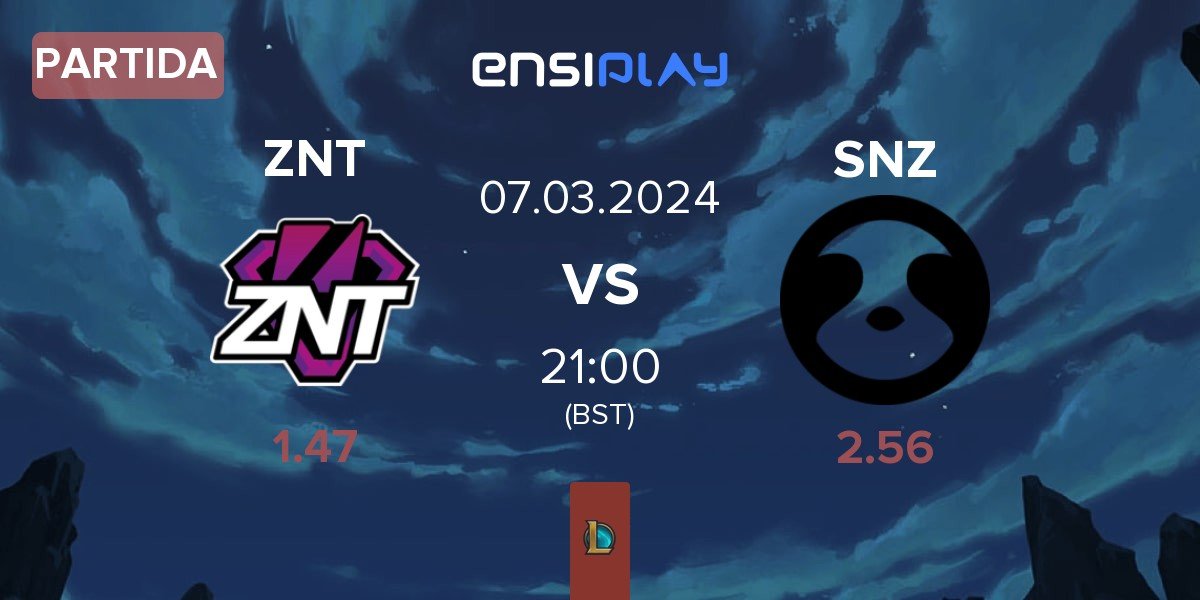 Partida ZennIT ZNT vs SNOOZE esports SNZ | 07.03