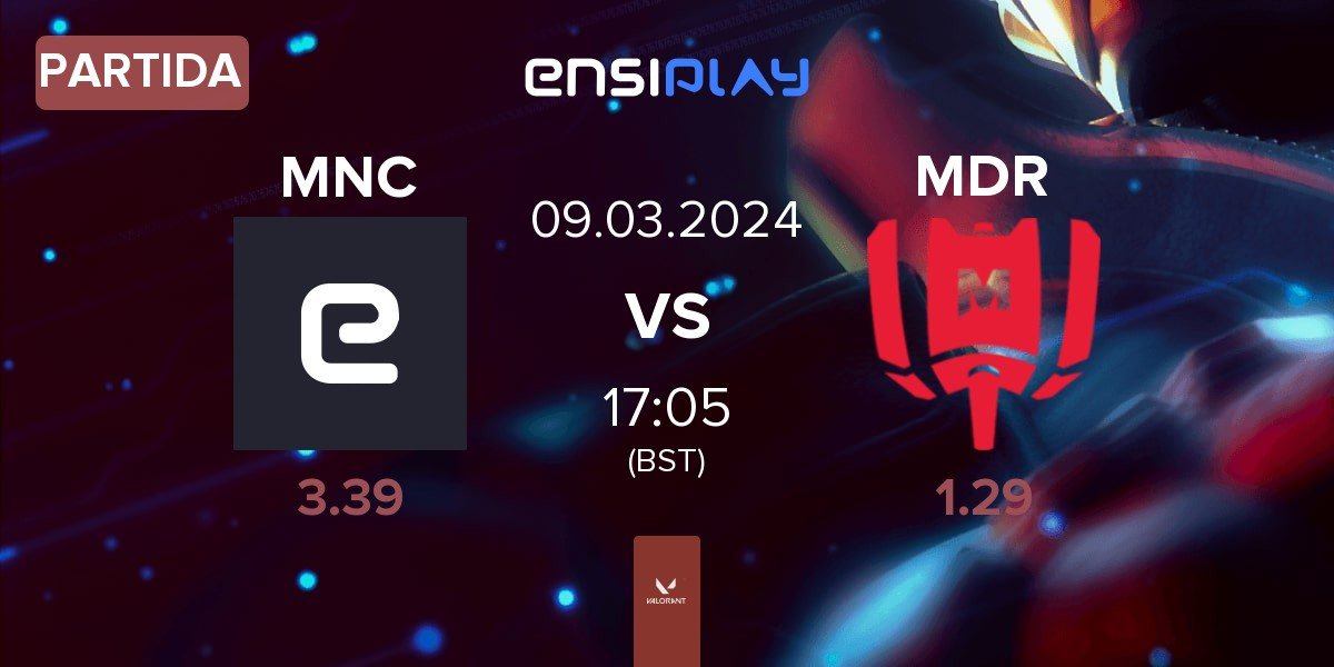 Partida Monaco Esports MNC vs Mandatory MDR | 09.03