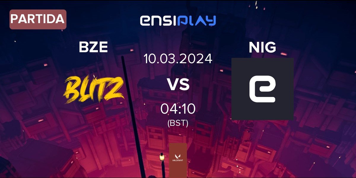 Partida Blitz Esports BZE vs Ninjas in Galaxy NIG | 10.03