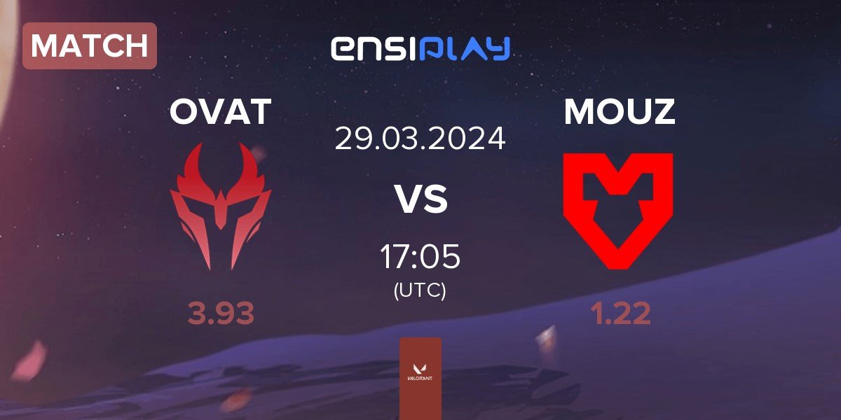 Match Ovation eSports OVAT vs MOUZ | 29.03