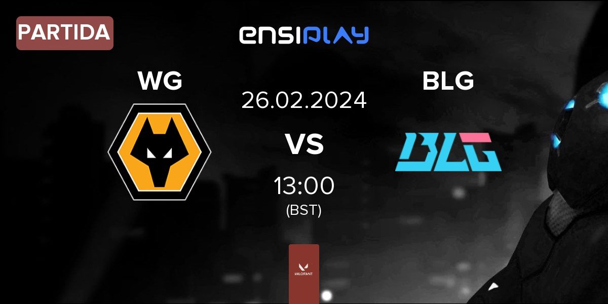 Partida Wolves Esports WG vs Bilibili Gaming BLG | 26.02