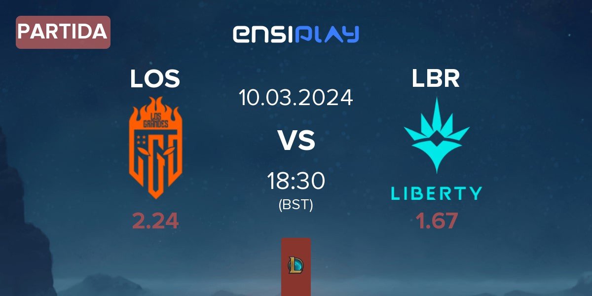 Partida Los Grandes LOS vs Liberty LBR | 10.03