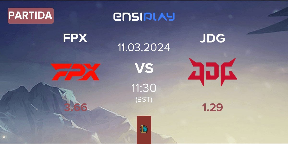 Partida FunPlus Phoenix FPX vs JD Gaming JDG | 11.03