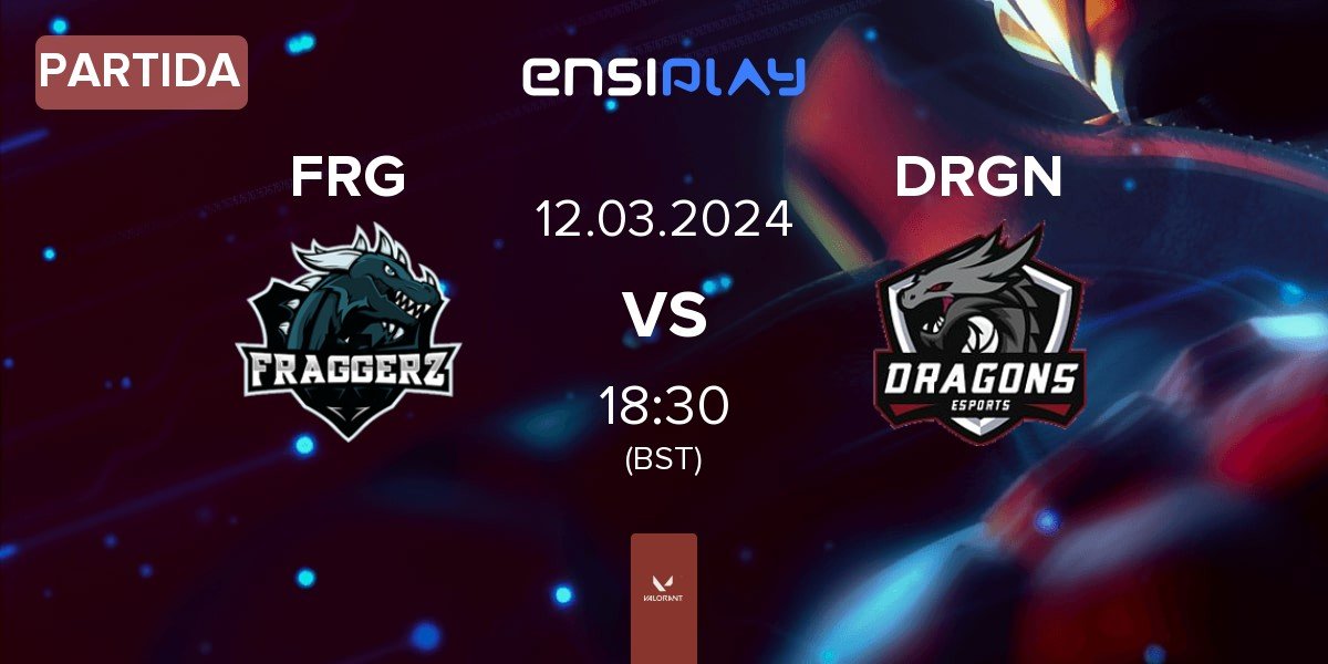 Partida Fraggerz FRG vs Dragons Esports DRGN | 12.03