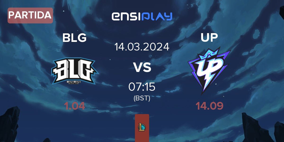 Partida Bilibili Gaming BLG vs Ultra Prime UP | 14.03