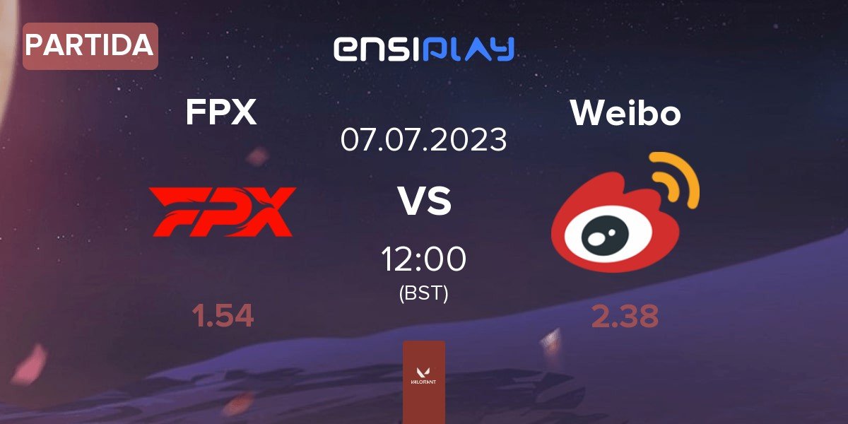 Partida FunPlus Phoenix FPX vs Team Weibo Weibo | 07.07