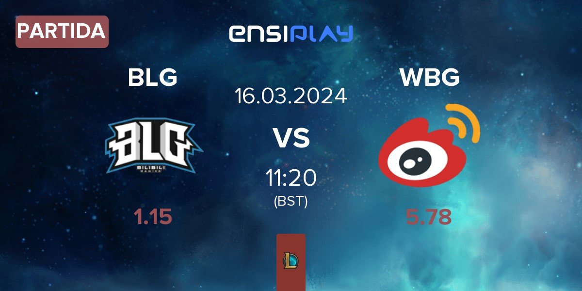 Partida Bilibili Gaming BLG vs Weibo Gaming WBG | 16.03