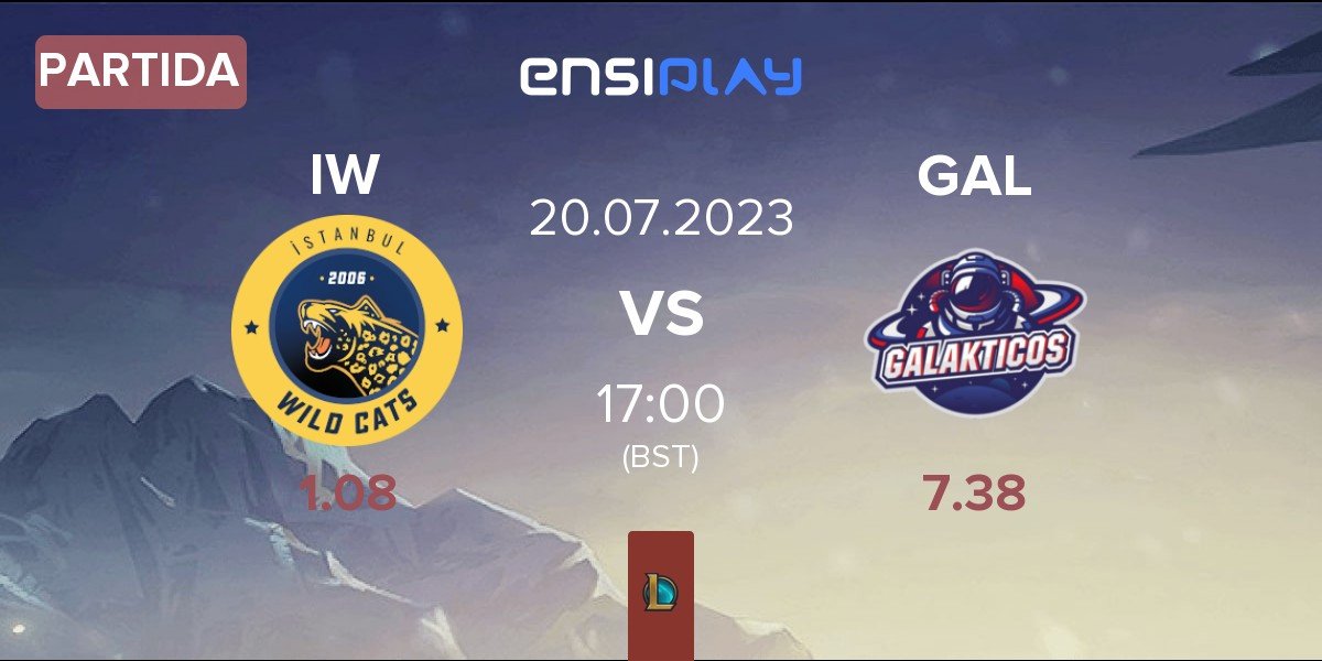 Partida Istanbul Wildcats IW vs Galakticos GAL | 20.07