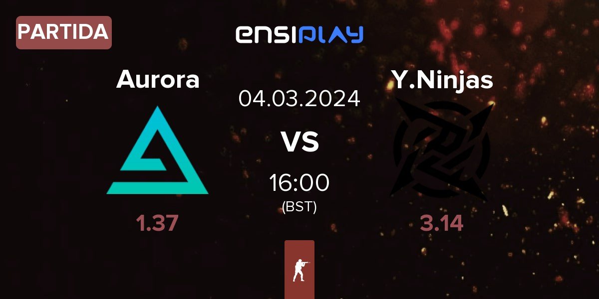 Partida Aurora Gaming Aurora vs Young Ninjas Y.Ninjas | 04.03