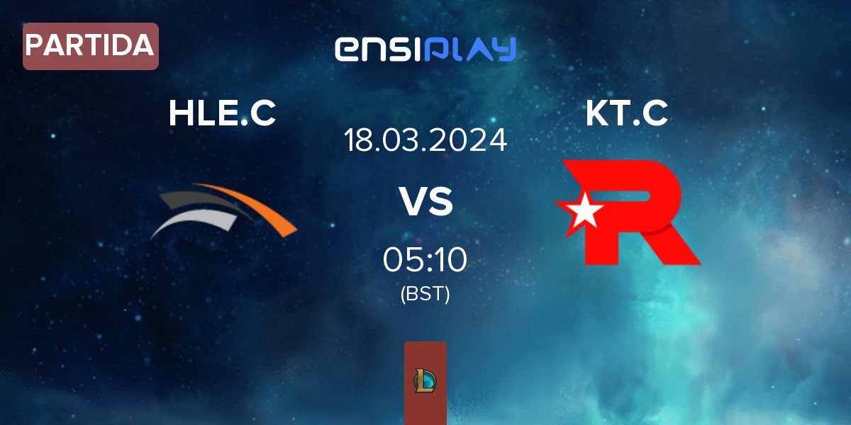 Partida Hanwha Life Esports Challengers HLE.C vs KT Rolster Challengers KT.C | 18.03