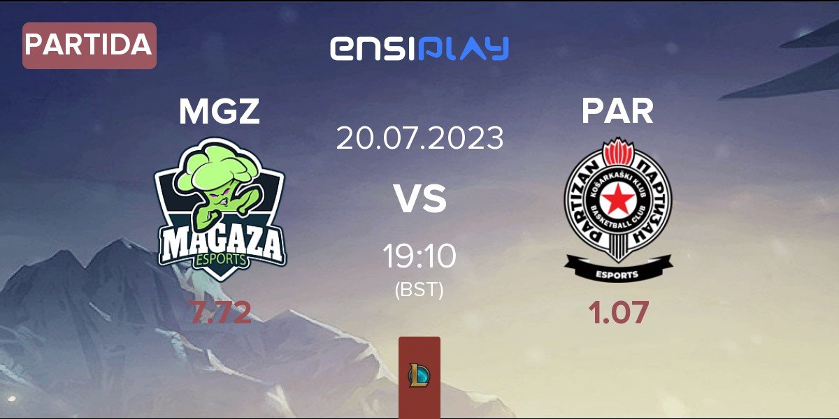 Partida MAGAZA MGZ vs Partizan Esports PAR | 20.07