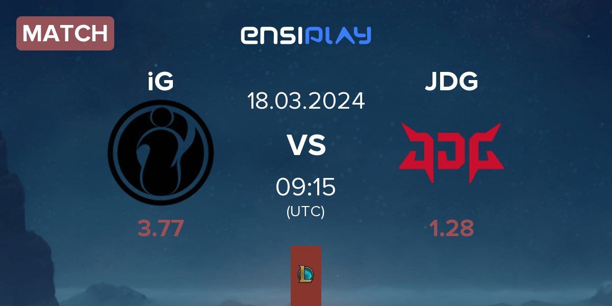 Match Invictus Gaming iG vs JD Gaming JDG | 18.03