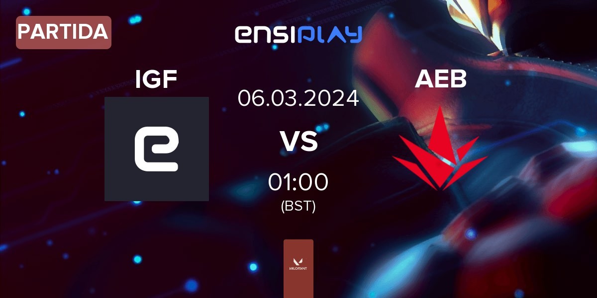 Partida Infiriumz Gaming Fem IGF vs Akave Esports Black AEB | 06.03