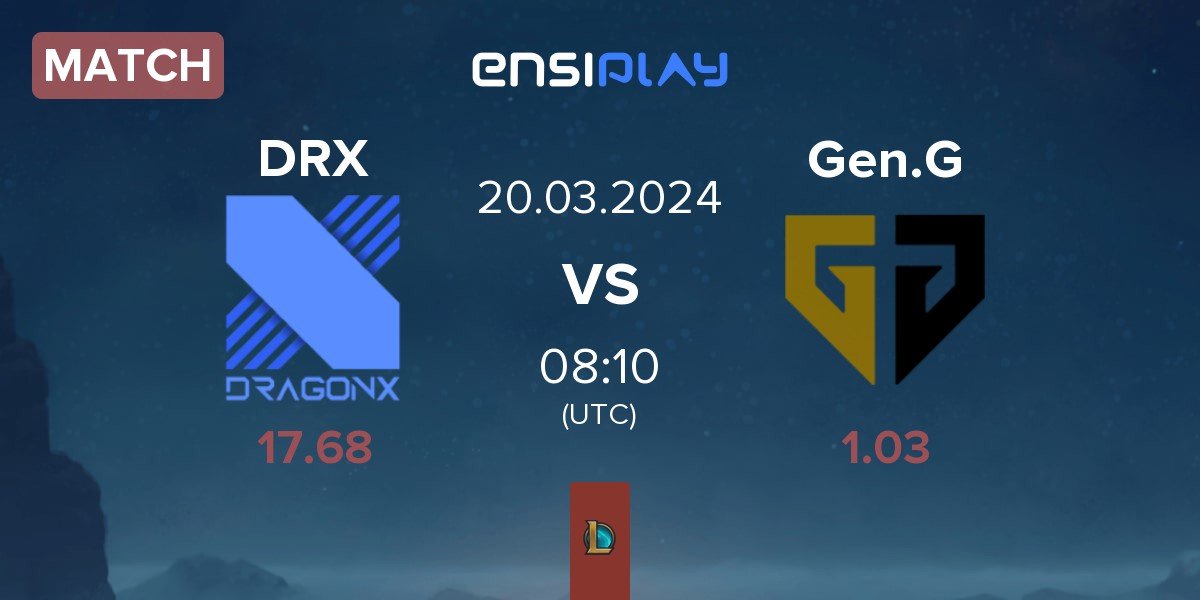 Match DRX vs Gen.G Esports Gen.G | 20.03
